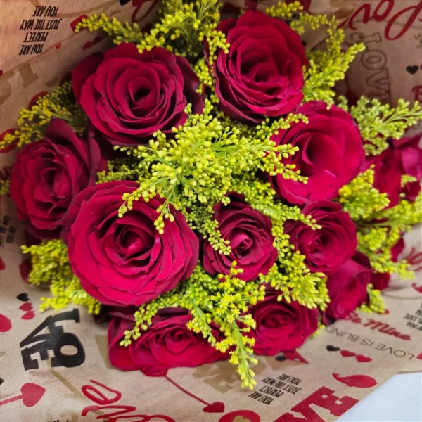 Bouquet 12 rosas